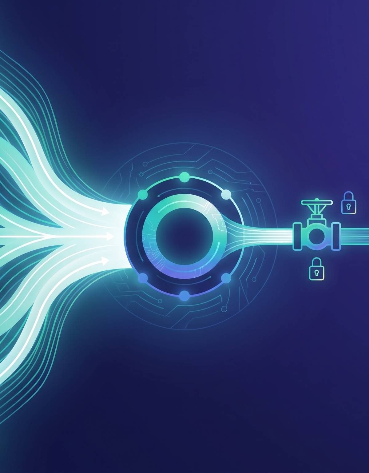 Cover illustration for “AI Agent Read vs Write Permission Asymmetry”