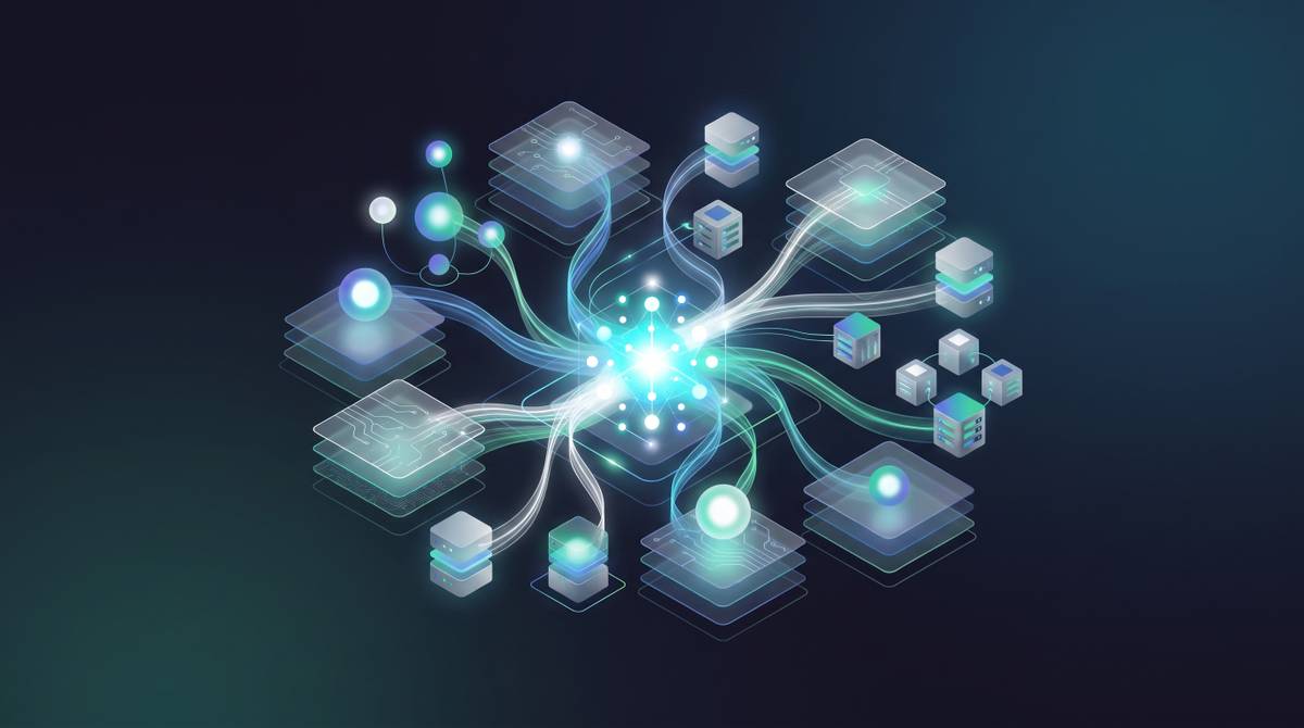 Cover illustration for “Federated Data Access for AI Workloads”