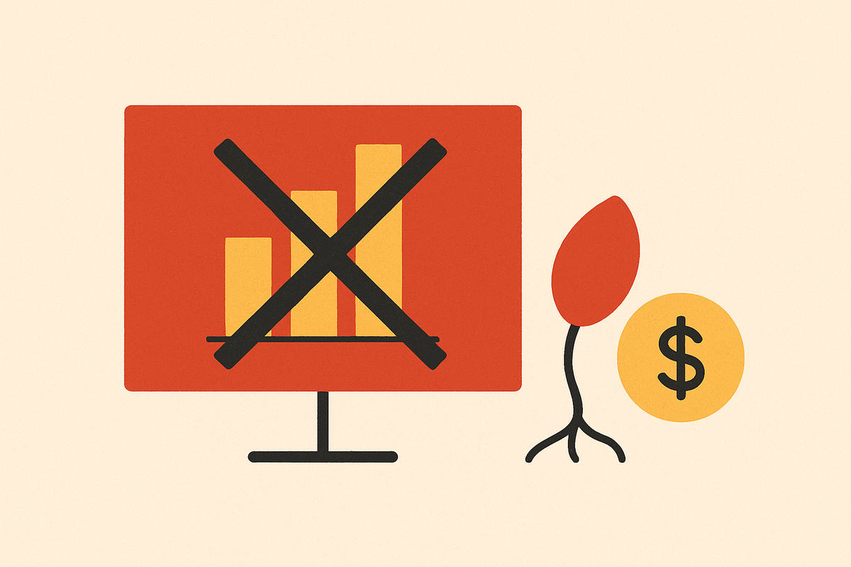 Cover illustration for “Pitch Deck Mistakes That Stall NYC Seed Rounds”