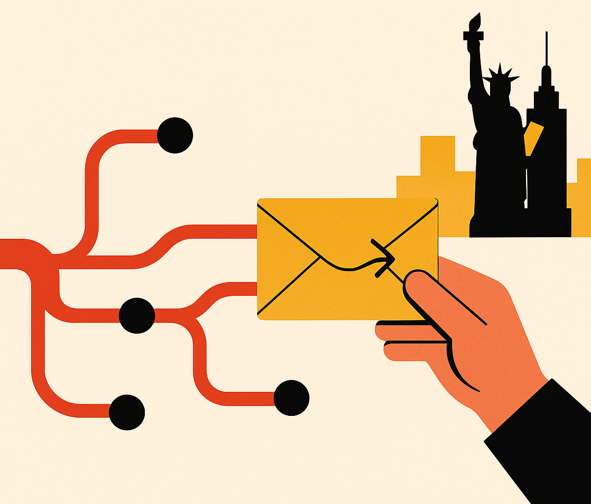 Cover illustration for “Warm Introduction Paths to NYC Investors”