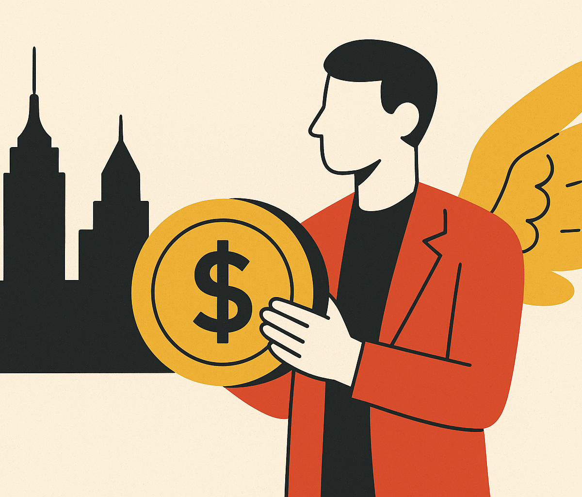 Cover illustration for “NYC Angel Investor Networks and How to Access Them”