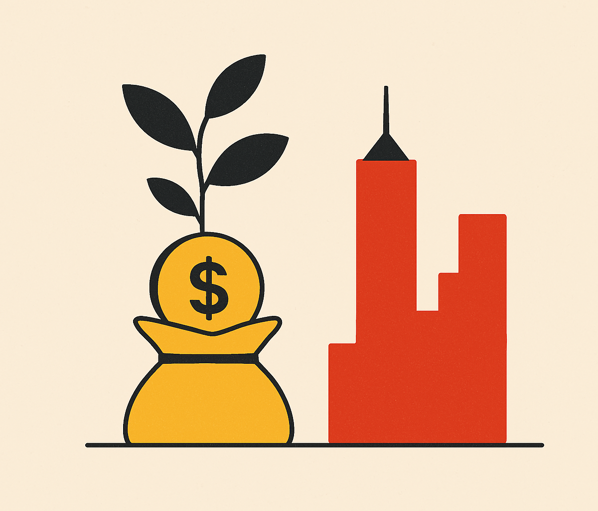 Cover illustration for “Seed Round Valuation Benchmarks for NYC Startups”