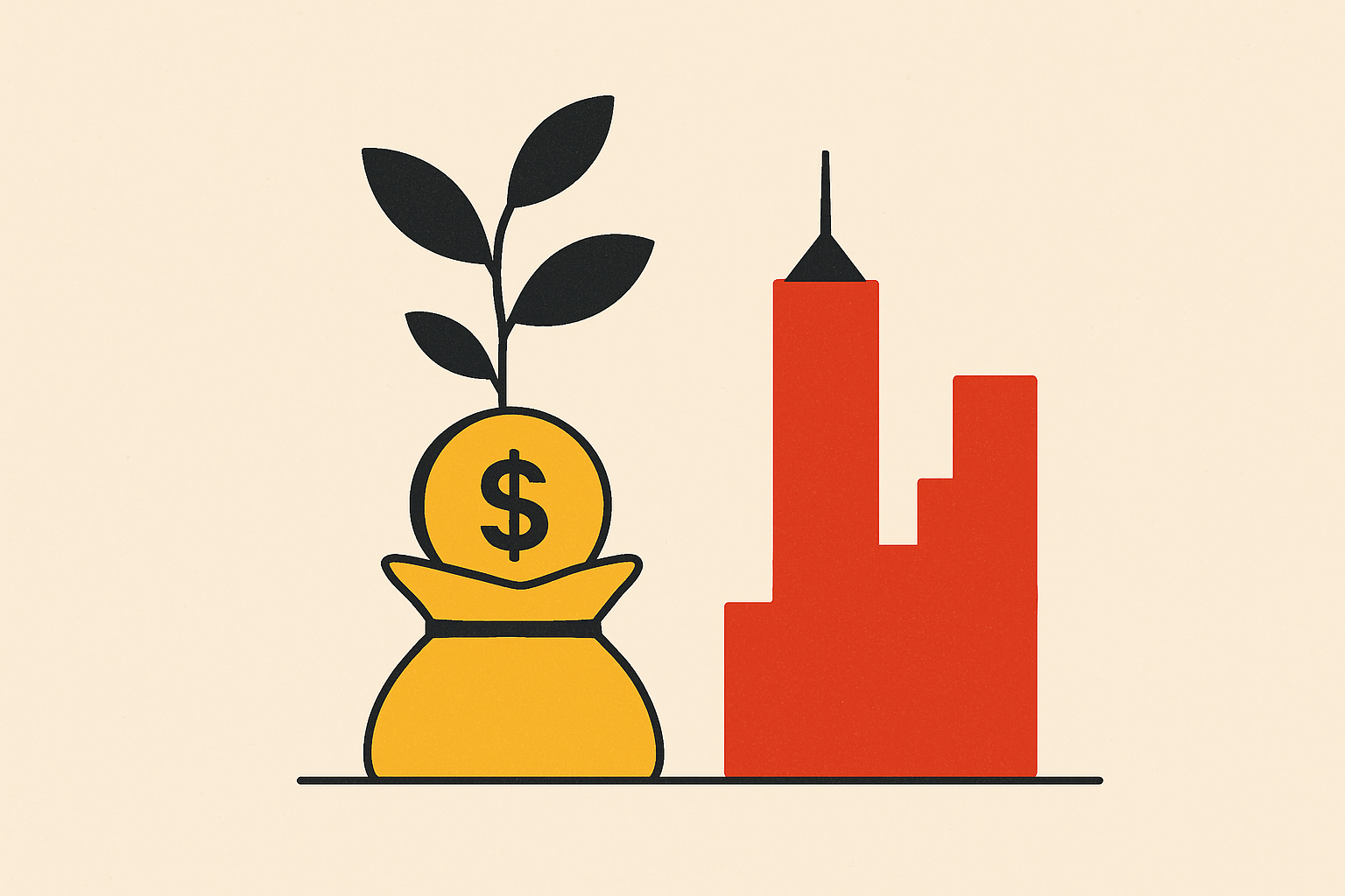 Cover illustration for “Seed Round Valuation Benchmarks for NYC Startups”