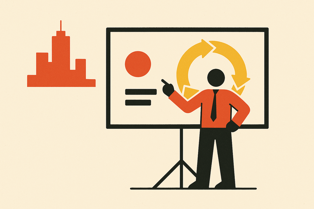 Cover illustration for “Enterprise Sales Cycles for NYC B2B Startups”