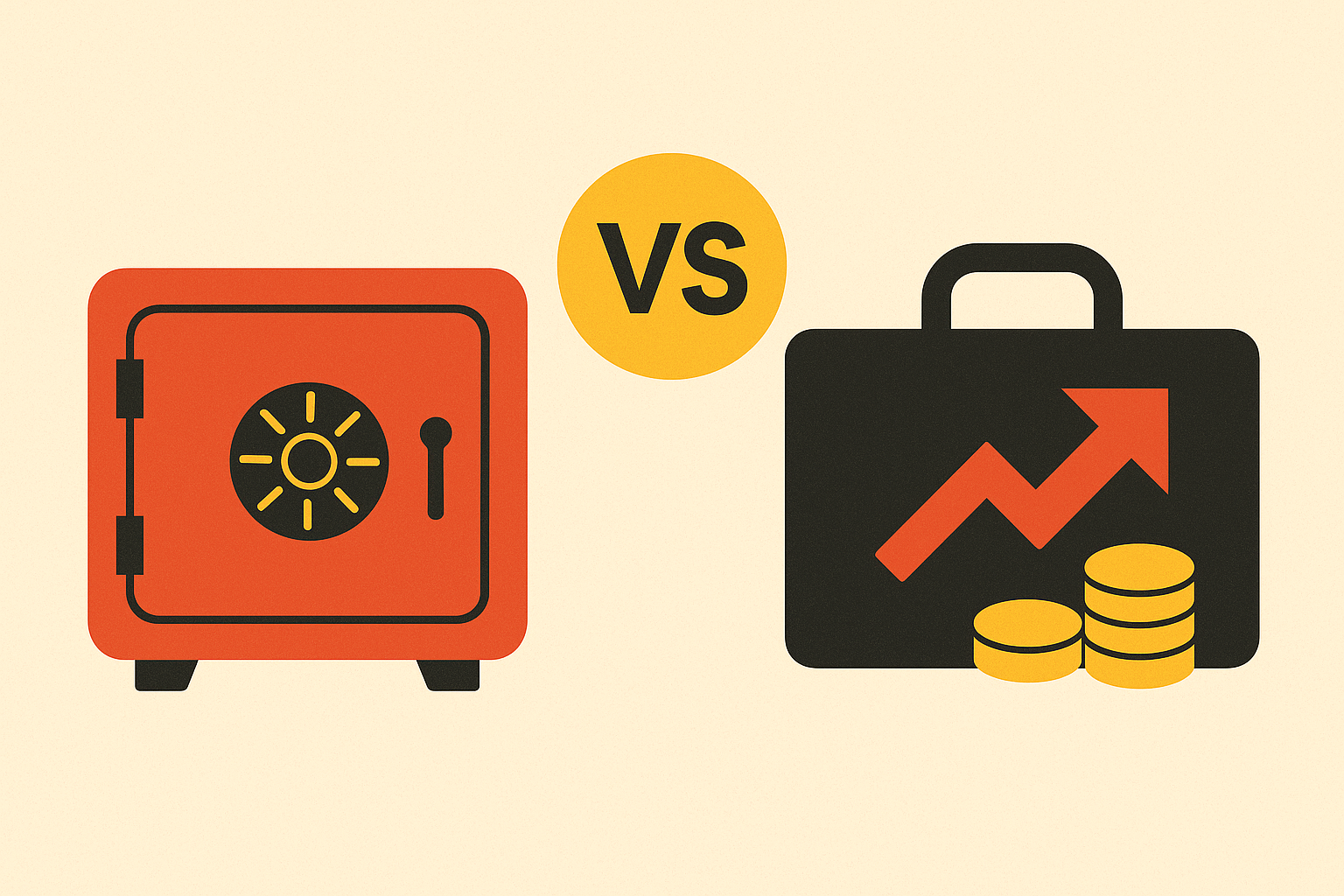 Cover illustration for “SAFE vs Priced Round for Early NYC Startups”