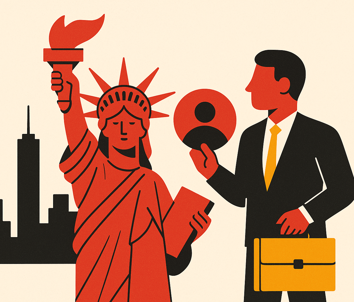 Cover illustration for “Using NYC Investor Introductions to Land First Enterprise Customers”