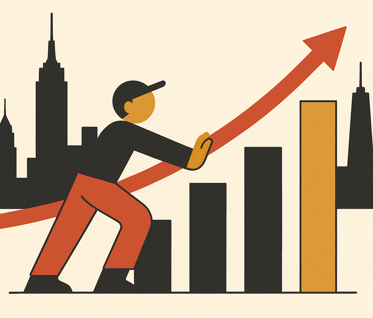 Cover illustration for “Product-Led Growth for NYC SaaS Startups with Enterprise Ambitions”