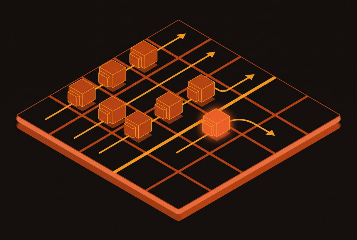 Cover illustration for “Out-of-Policy Action Execution by Autonomous Agents”