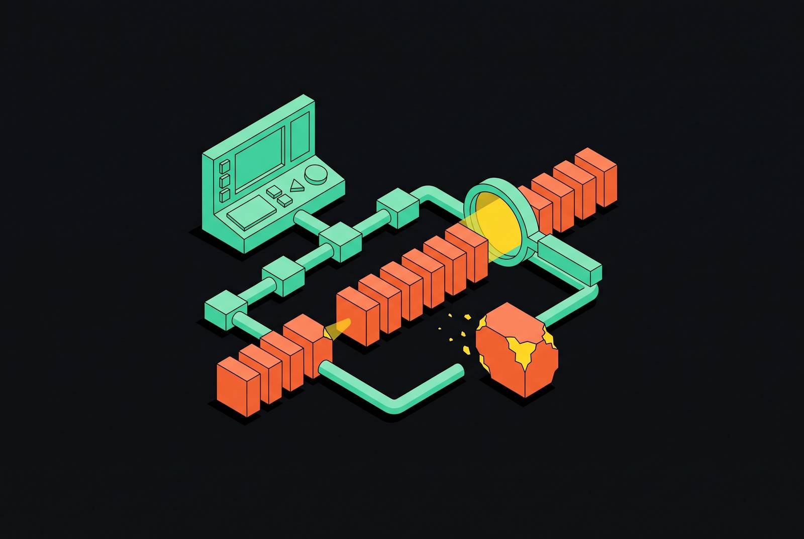 Cover illustration for “Why Traditional Error Monitoring Misses Agent Misbehavior”