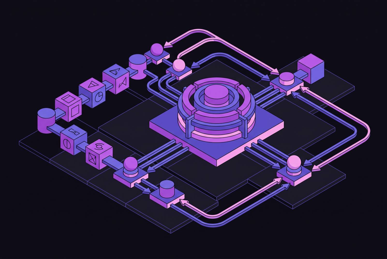 Cover illustration for “LLM-as-Judge Prompt Architecture for Multi-Step Agents”