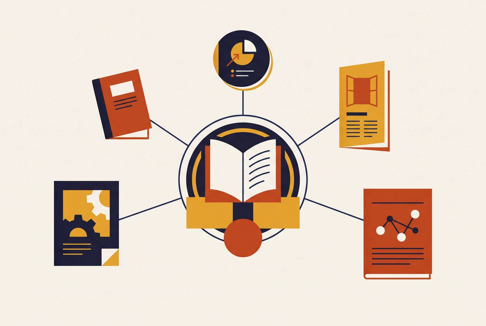 Cover illustration for “Building a Fleet of Niche Publications for a Single Brand”