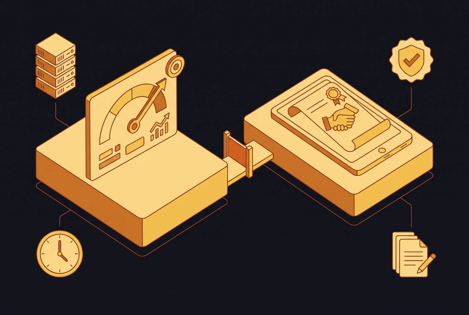 Cover illustration for “SLO Versus SLA Definitions and Operational Differences”
