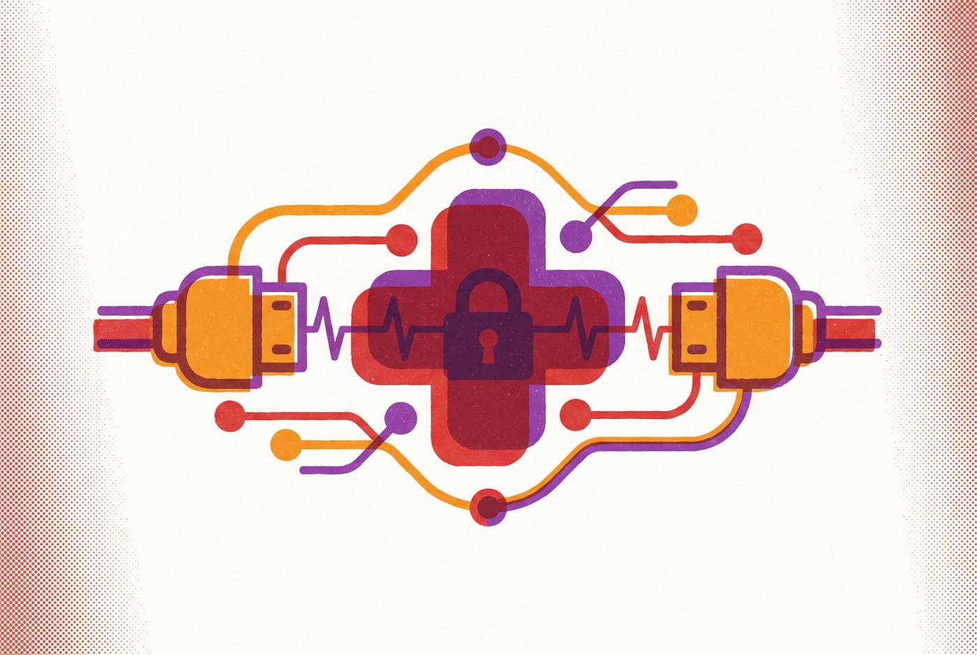 Cover illustration for “HIPAA Considerations for SaaS Products With Healthcare API Integrations”