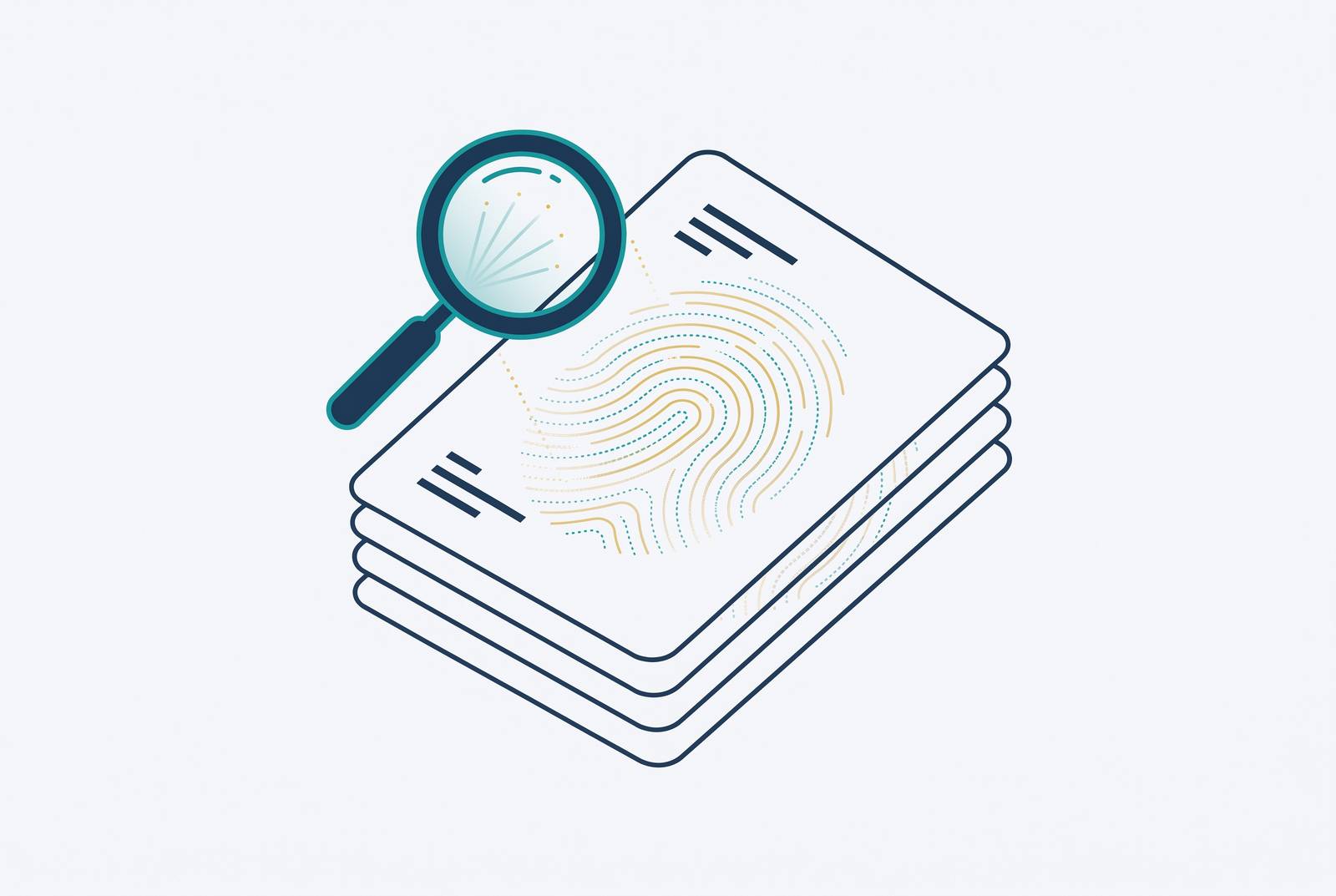 Cover illustration for “Anthropic's Claude Will Soon Leave an Invisible Fingerprint in Every Piece of AI Content — Here's What Marketers Need to Know”