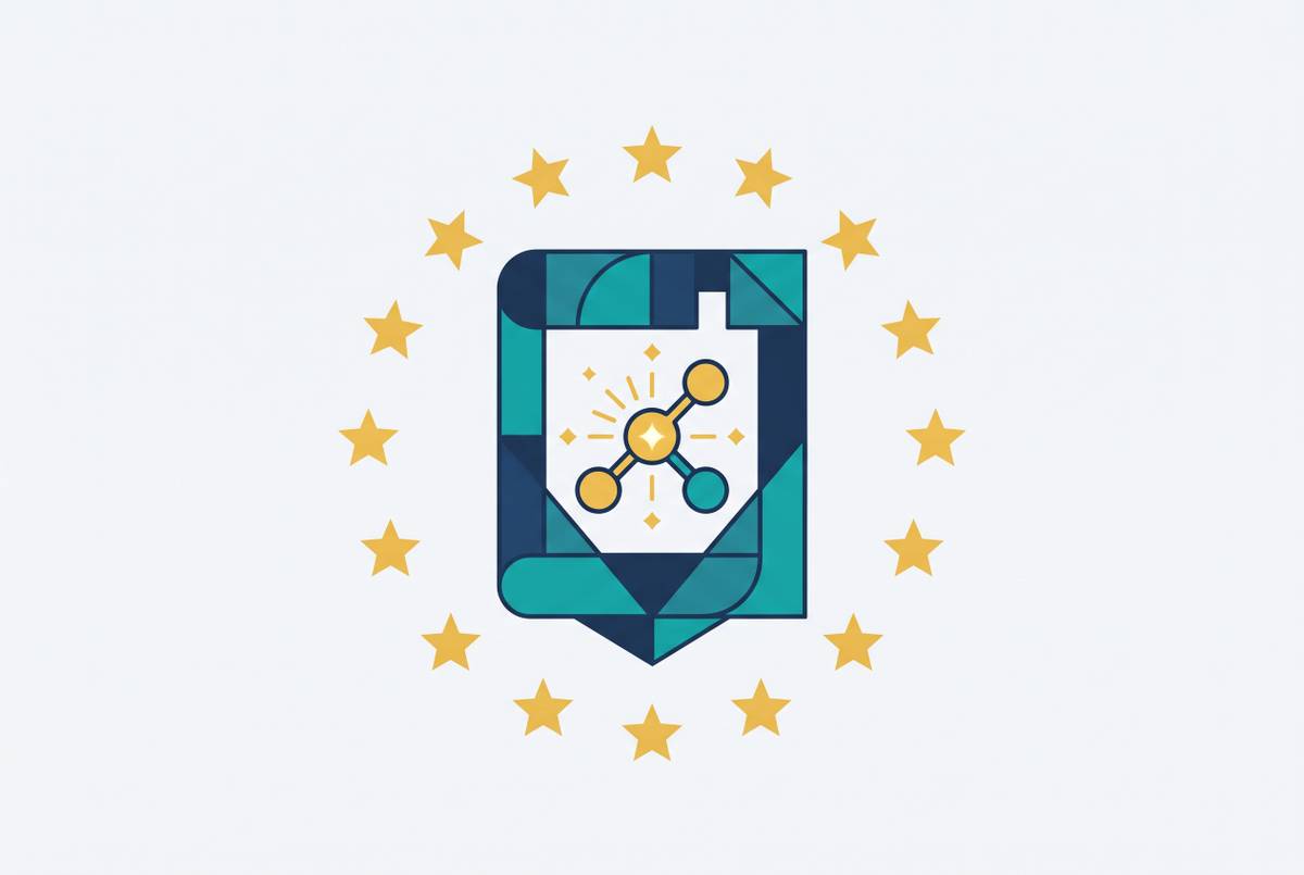 Cover illustration for “EU's New AI Content Rules Take Effect in August—Here's What the February 2027 Deadline Means for Marketing Teams”