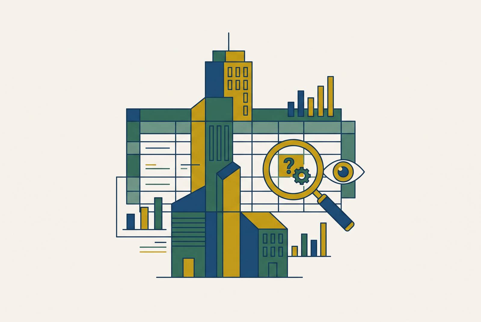 Cover illustration for “How Lenders Underwrite Assumptions in CRE Financial Models”
