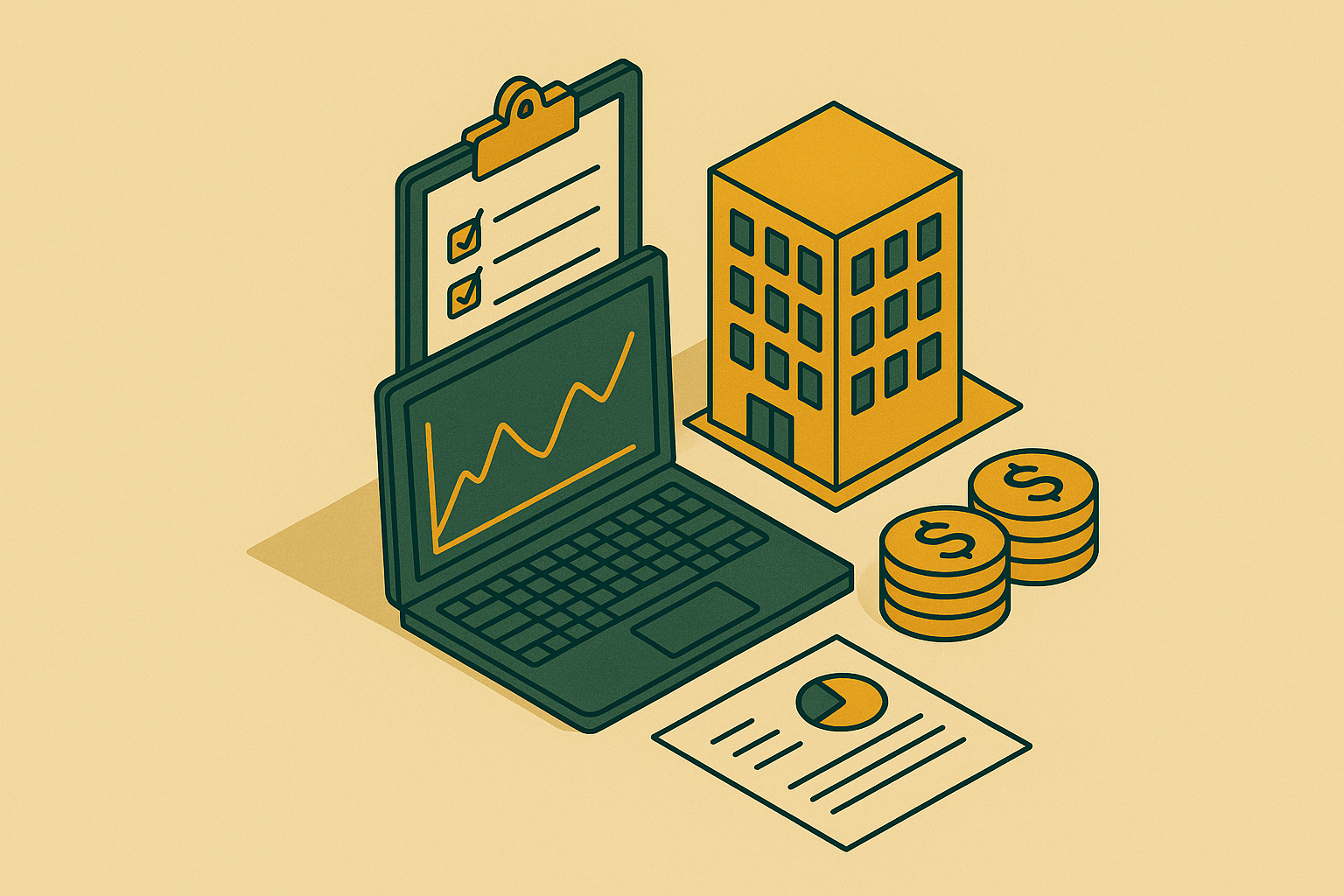 Cover illustration for “Debt Portfolio Analytics for CRE Lenders Tracking Loan Book Risk”
