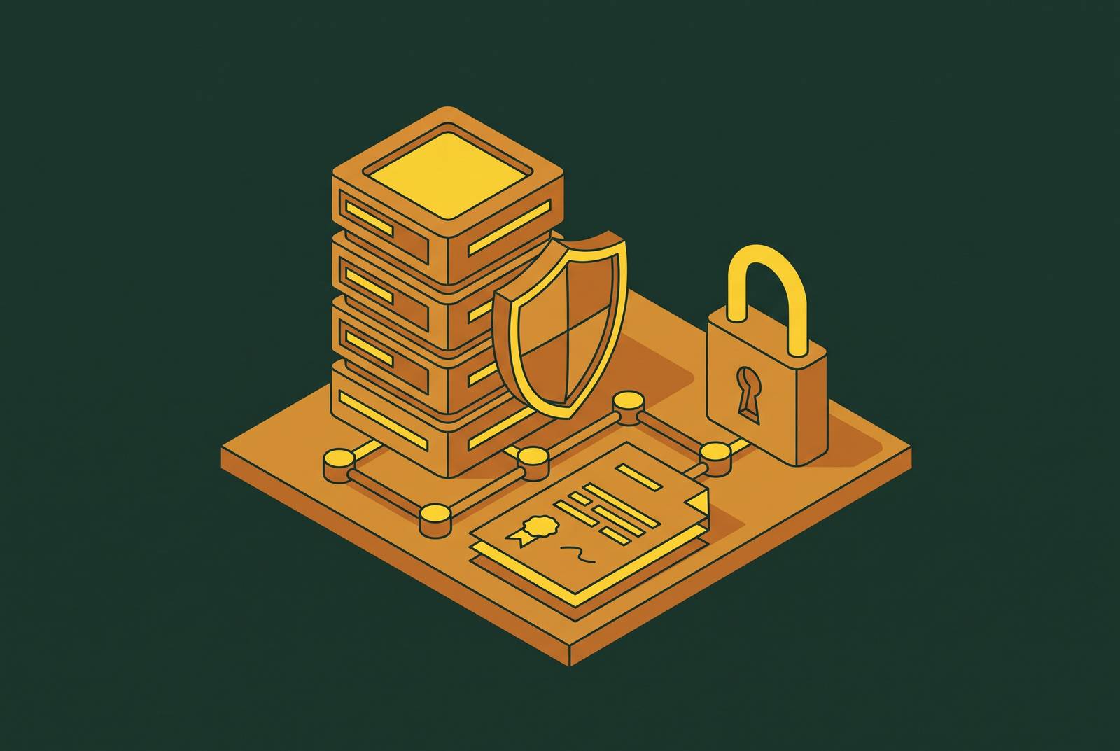 Cover illustration for “Enterprise Security Standards for CRE Software Platforms”