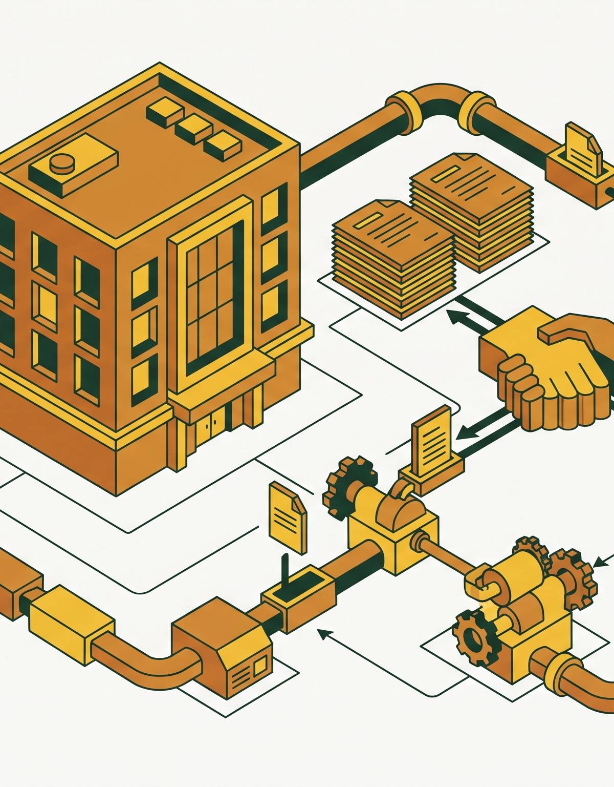 Cover illustration for “What AI Agents Actually Do Inside a Commercial Real Estate Deal”