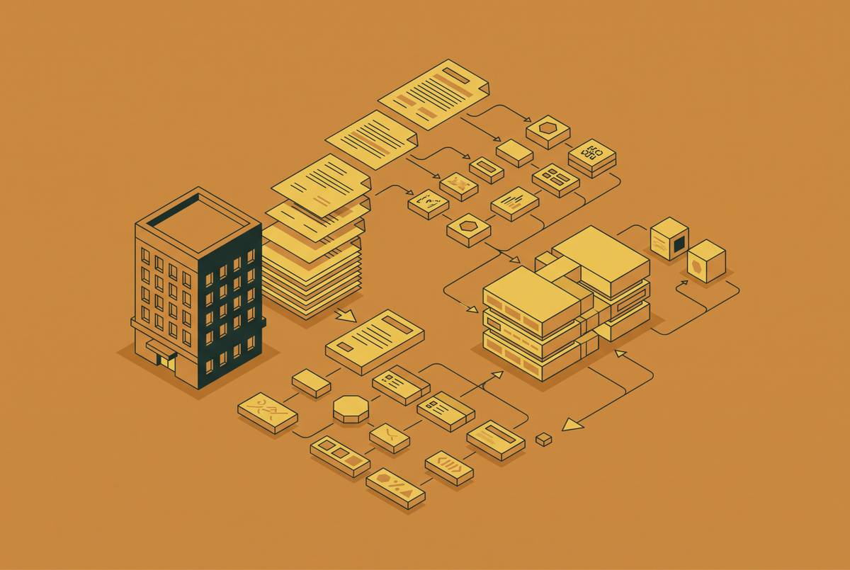 Cover illustration for “Natural Language Lease Abstraction for Commercial Properties”