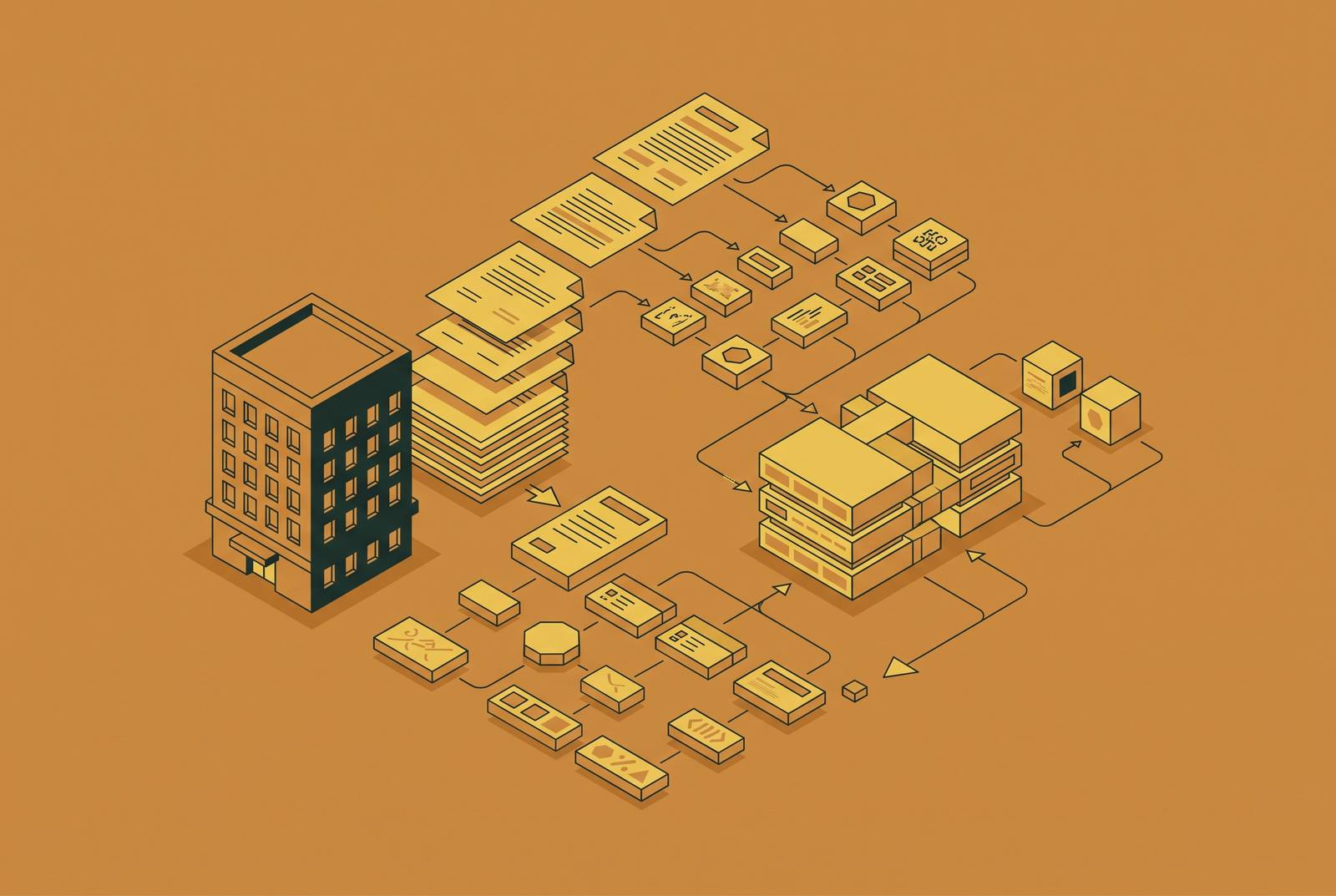 Cover illustration for “Natural Language Lease Abstraction for Commercial Properties”