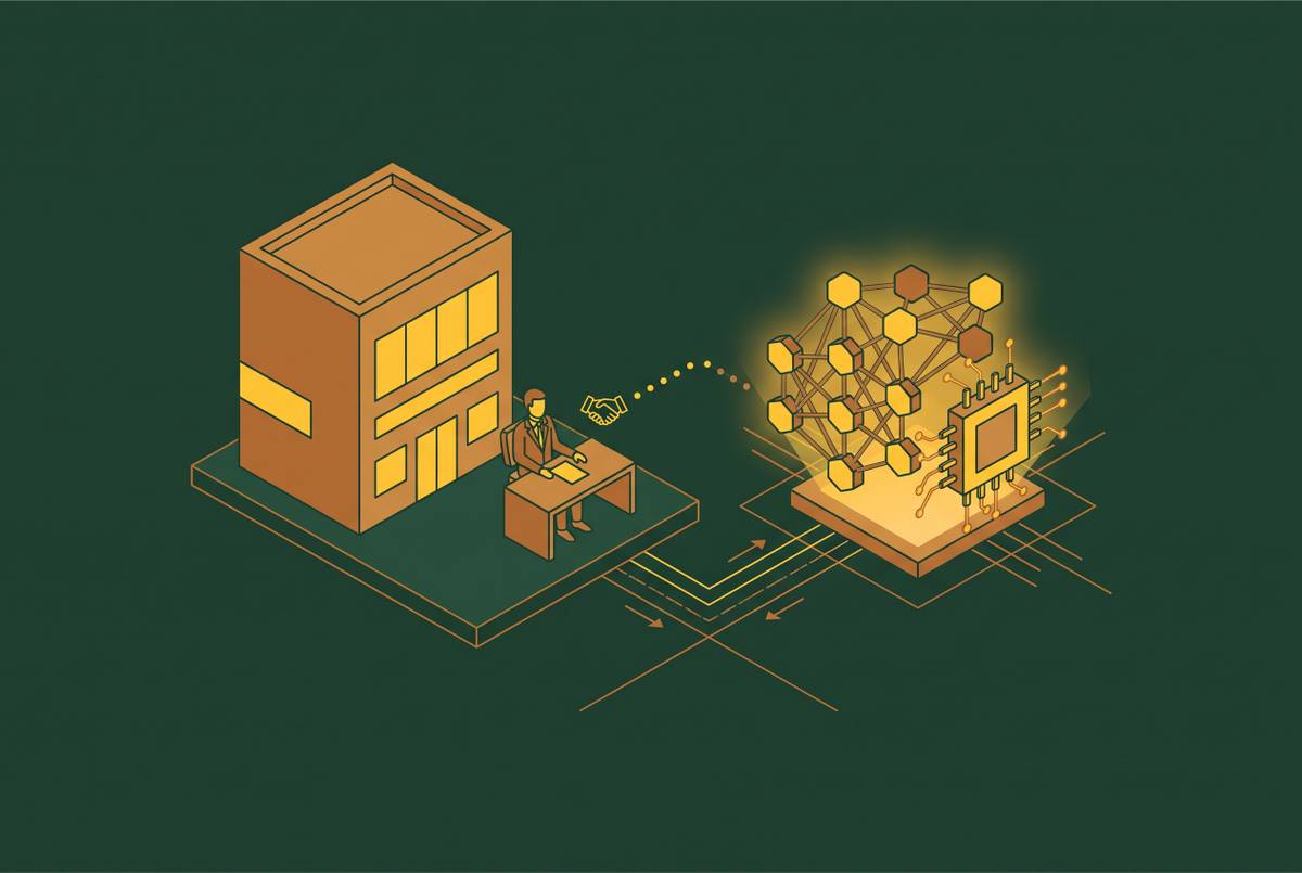 Cover illustration for “Will AI Replace Commercial Real Estate Brokers”