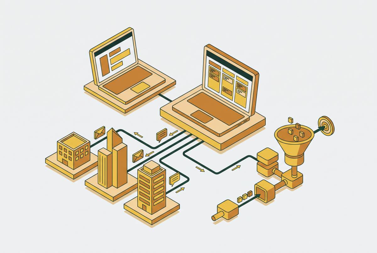 Cover illustration for “CRE Broker Workflow Tools That Automate Outreach and Pipeline Tracking”