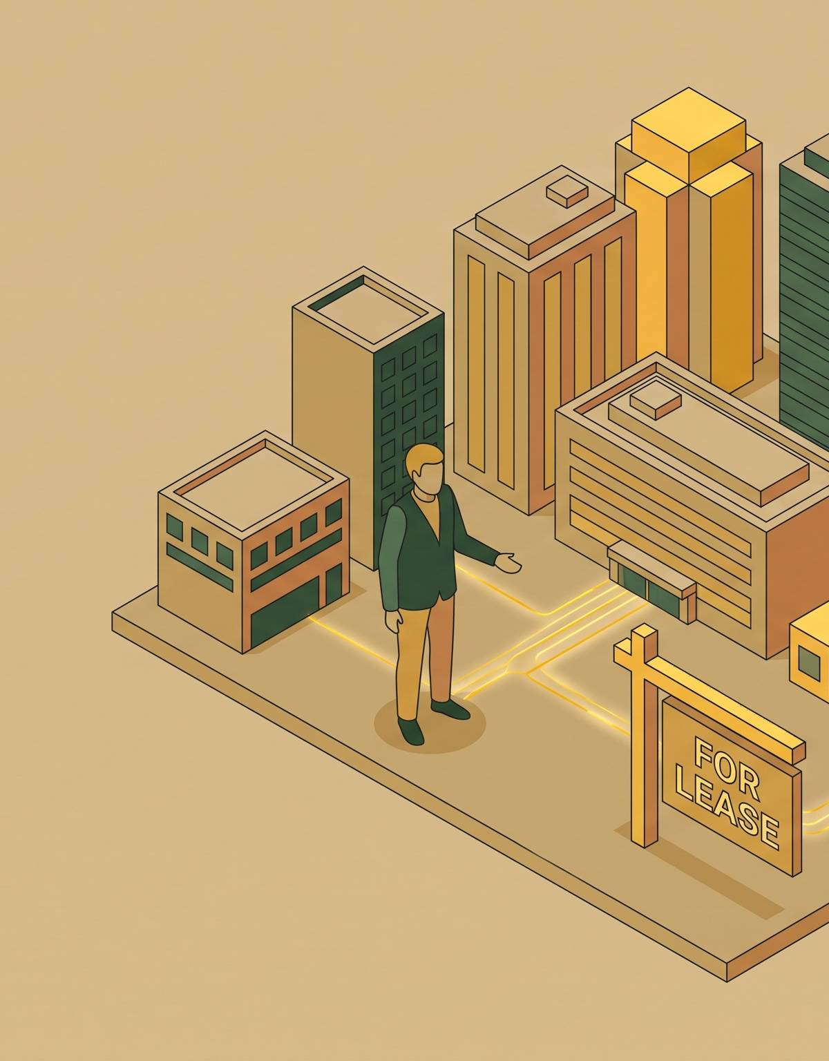 Cover illustration for “How Brokers Can Use AI to Win More CRE Listings”