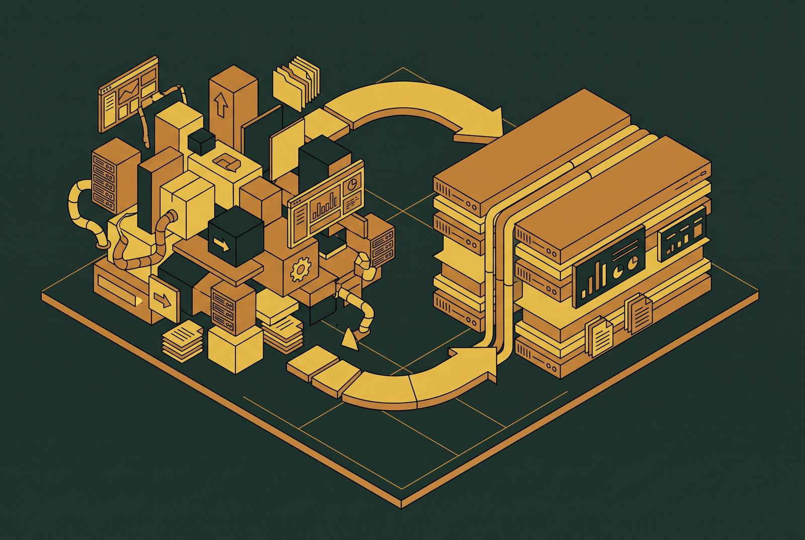 Cover illustration for “The CRE Tech Stack That Kills Deal Velocity and What Replaces It”