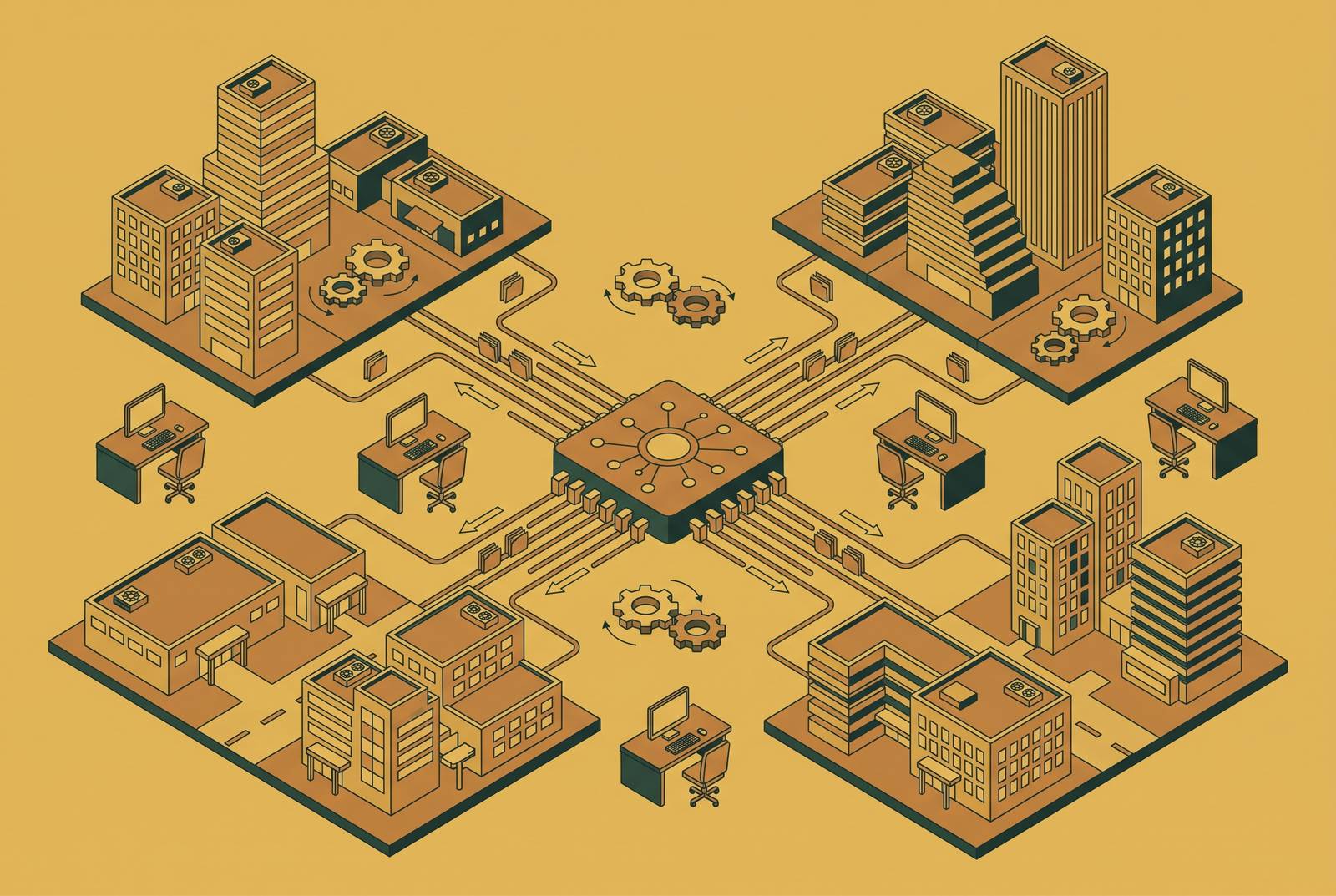 Cover illustration for “How CRE Sponsors Are Using AI to Scale Without Adding Headcount”