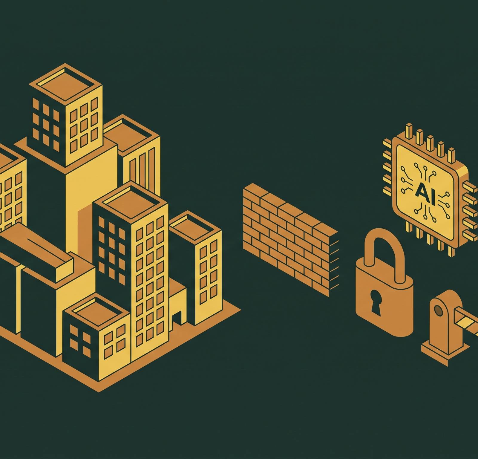Cover illustration for “AI Adoption Barriers in Enterprise CRE Firms”