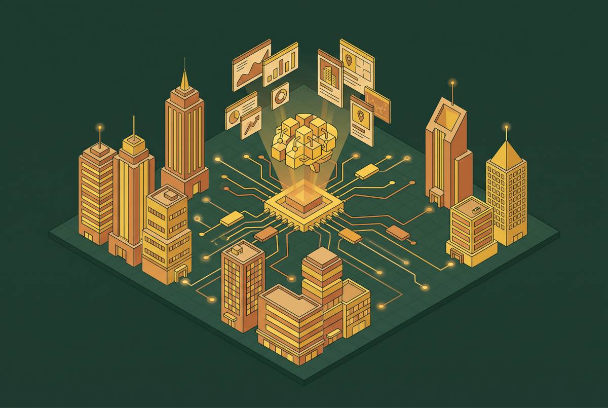 Cover illustration for “How Brokers Can Use AI to Win More CRE Listings”