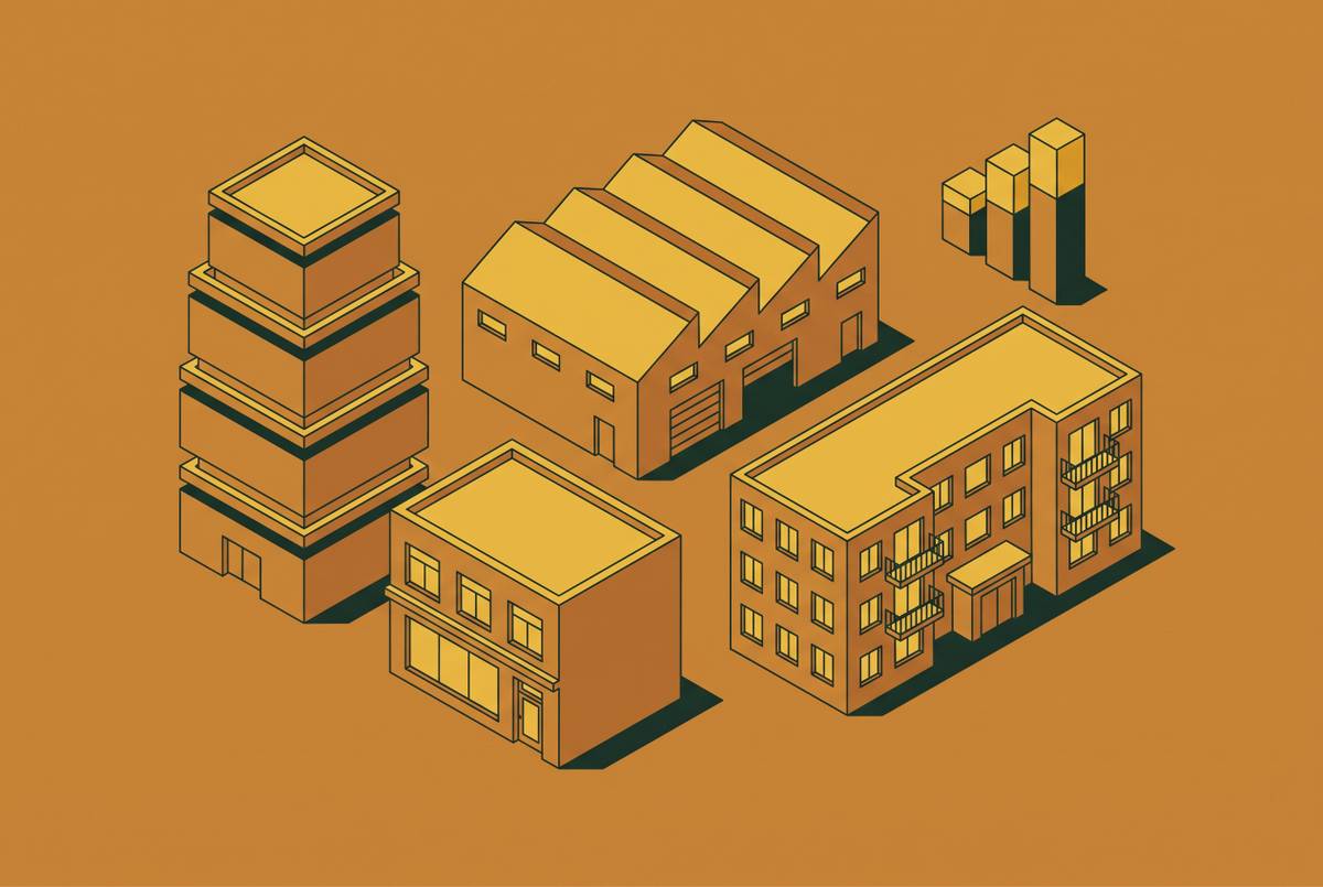 Cover illustration for “Cap Rate Benchmarks by CRE Property Type and Market”