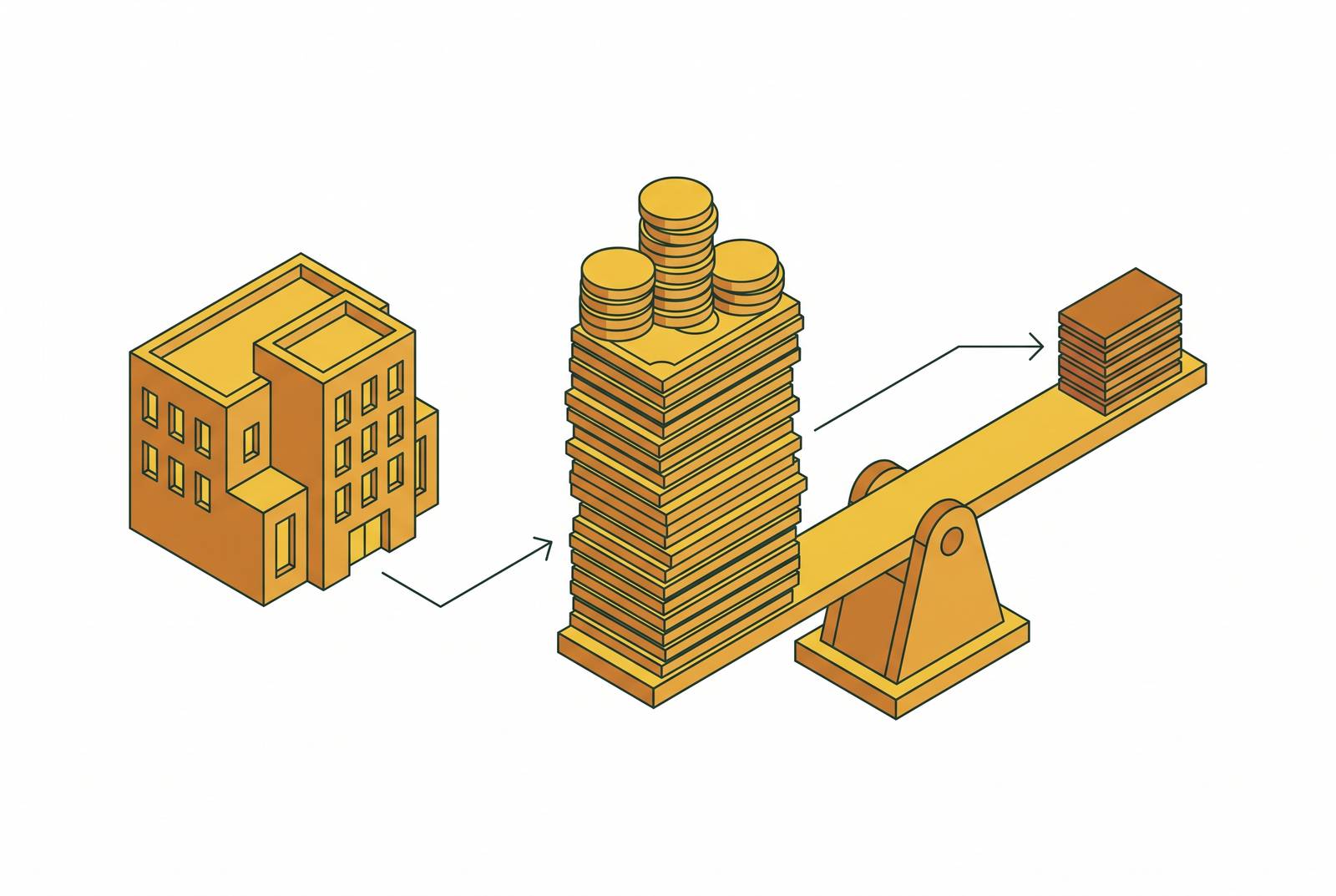 Cover illustration for “Interest Coverage Ratio in Commercial Real Estate Lending”