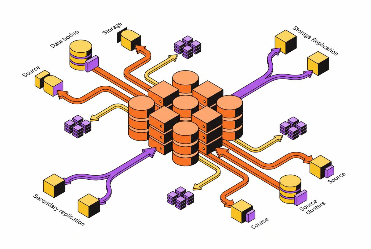 Cover illustration for “Real-Time Data Warehouse Architecture Patterns”