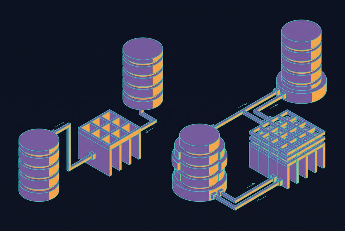 Cover illustration for “Warehouse-Specific Schema Evolution Behavior Compared”