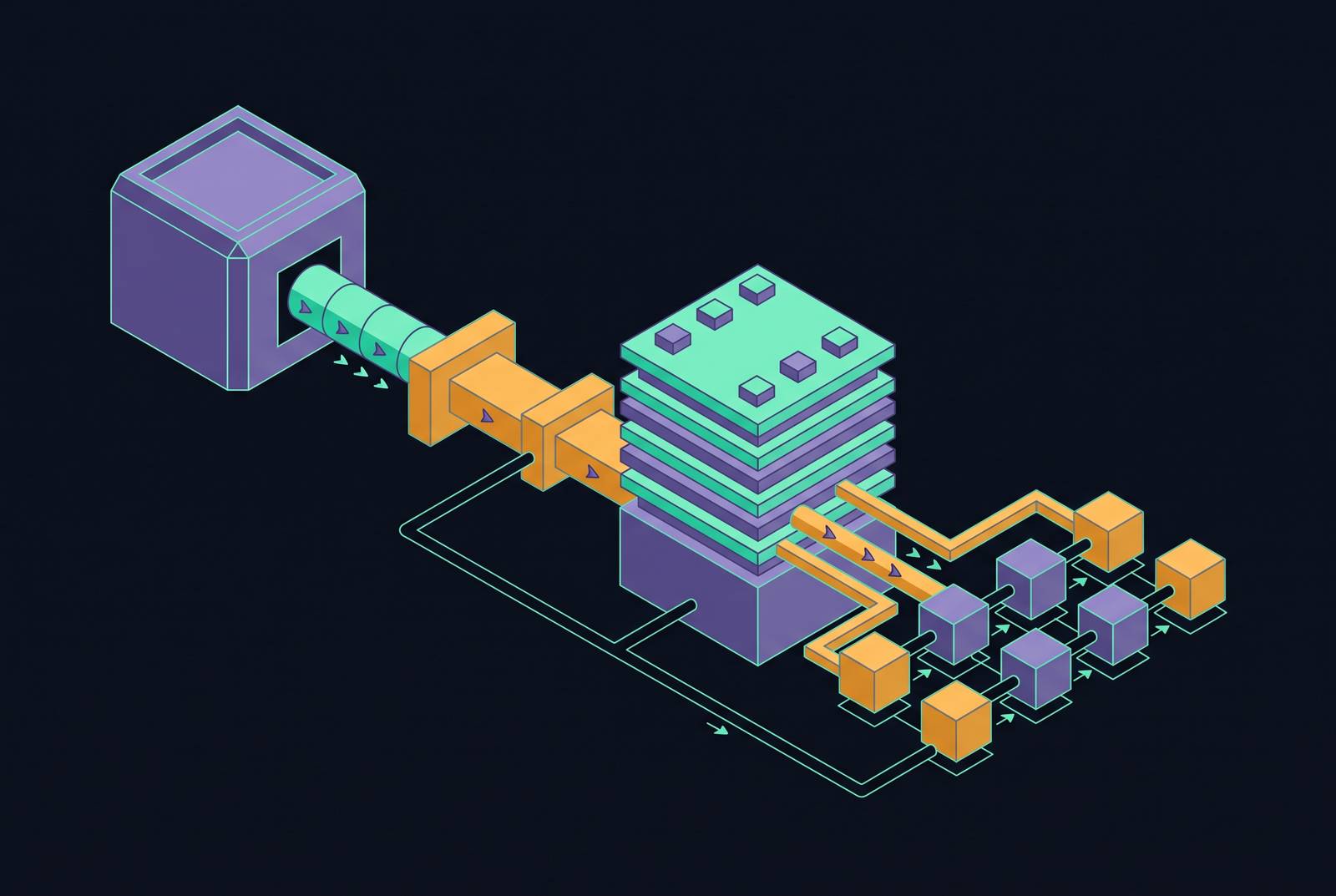 Cover illustration for “Real-Time Feature Store Architecture Backed by CDC”