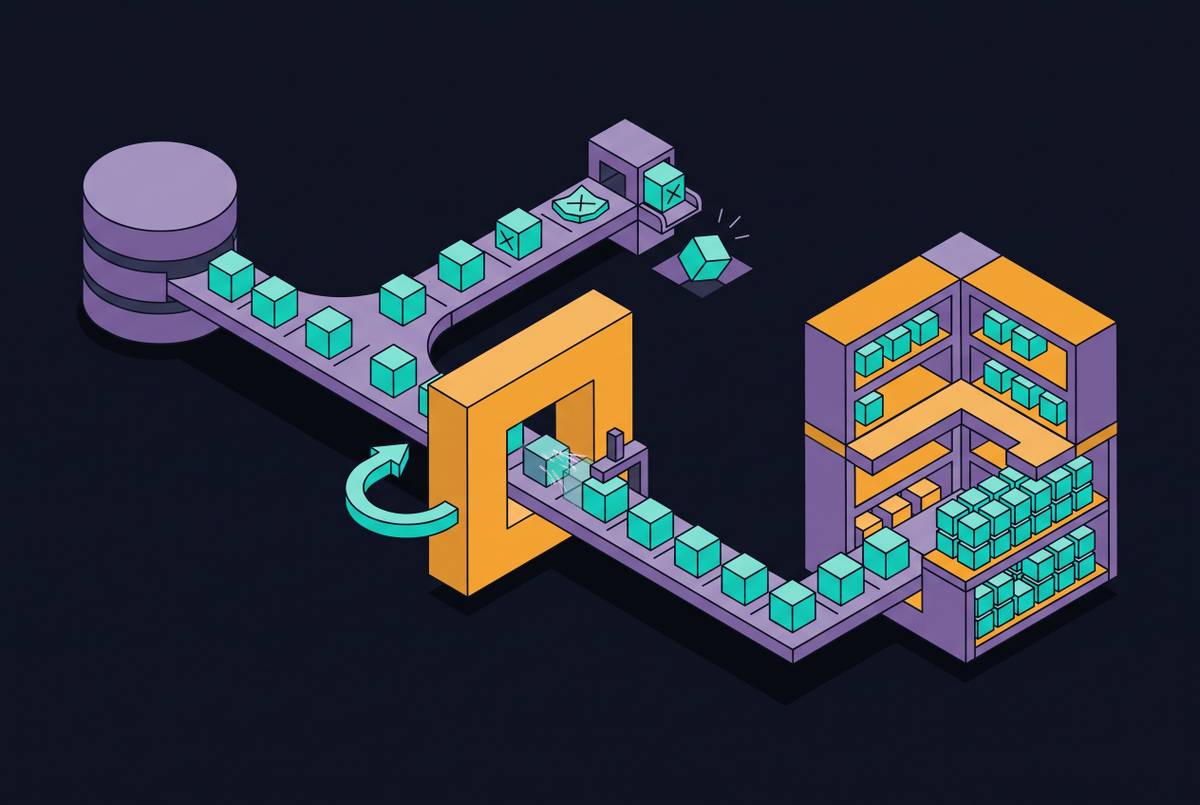 Cover illustration for “Exactly-Once Delivery Edge Cases in CDC-to-Warehouse Pipelines”