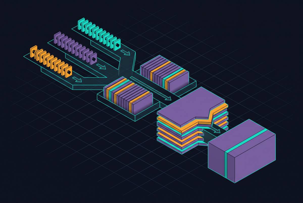 Cover illustration for “ClickHouse ReplacingMergeTree for CDC Workloads”