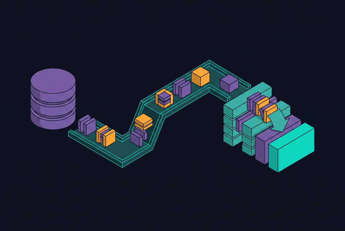 Cover illustration for “ClickHouse ReplacingMergeTree for CDC Workloads”