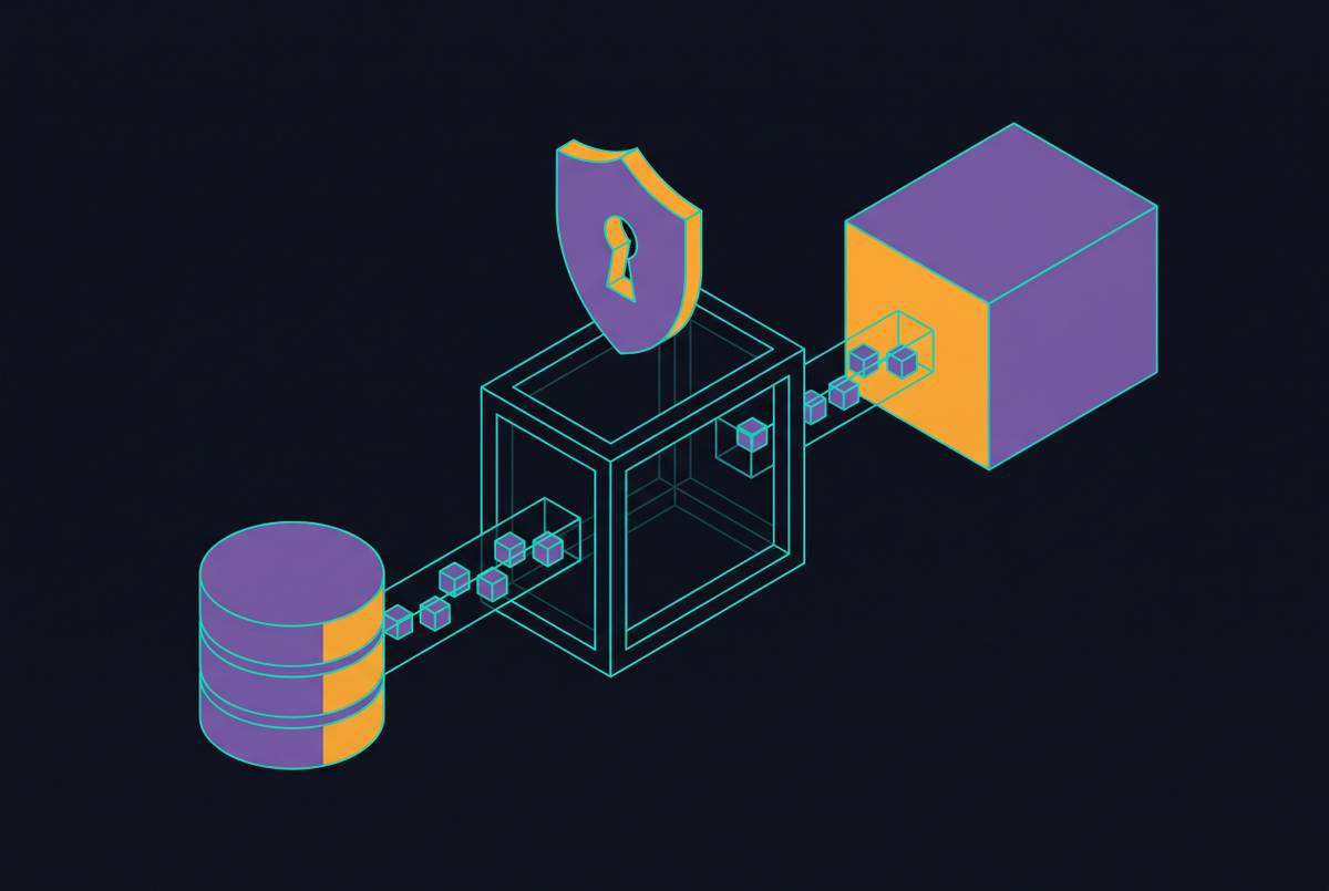Cover illustration for “How Zero-Data-Retention CDC Architecture Satisfies HIPAA Business Associate and SOC 2 Scope Requirements”