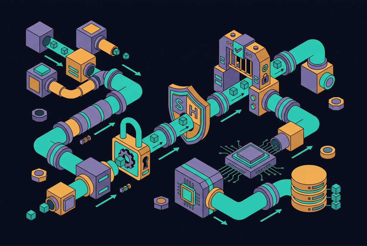 Cover illustration for “SOC 2 and HIPAA Compliance Requirements for Real-Time Data Pipelines”