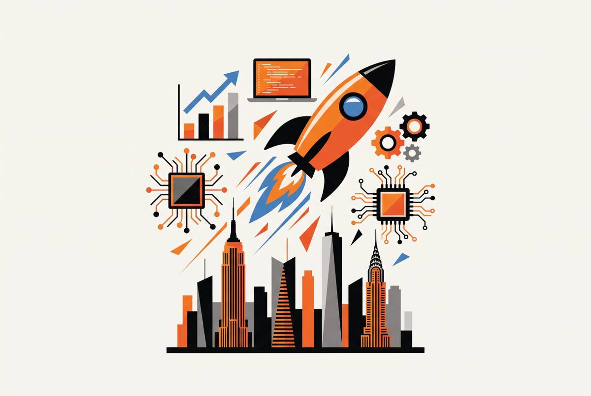 Cover illustration for “What are the best startup programs in NYC?”