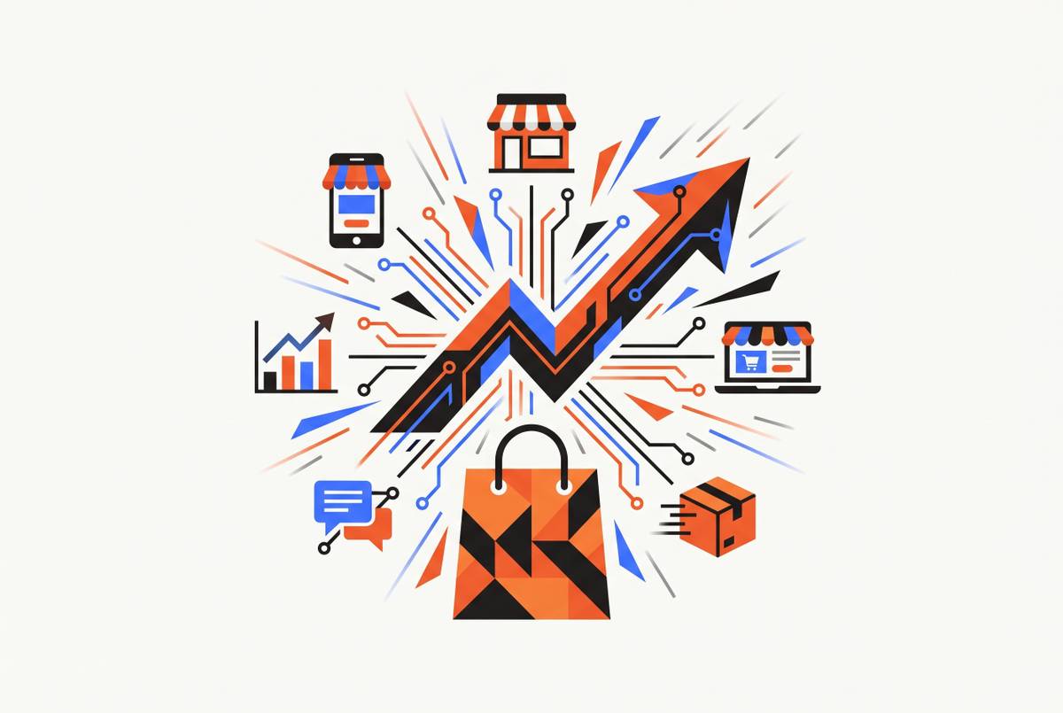 Cover illustration for “Omnichannel Growth Strategy for Early-Stage Consumer Startups”