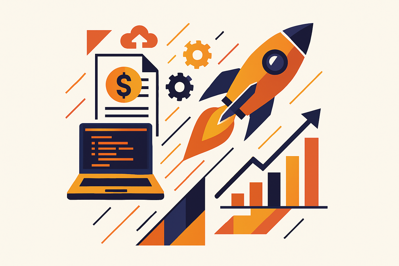 Cover illustration for “Financial Report Templates for Pre-Revenue Startups”