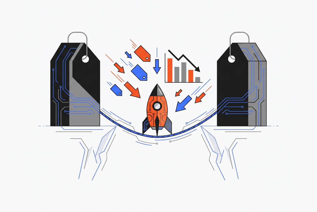 Cover illustration for “Competition-Based Pricing Risks for Early Startups”