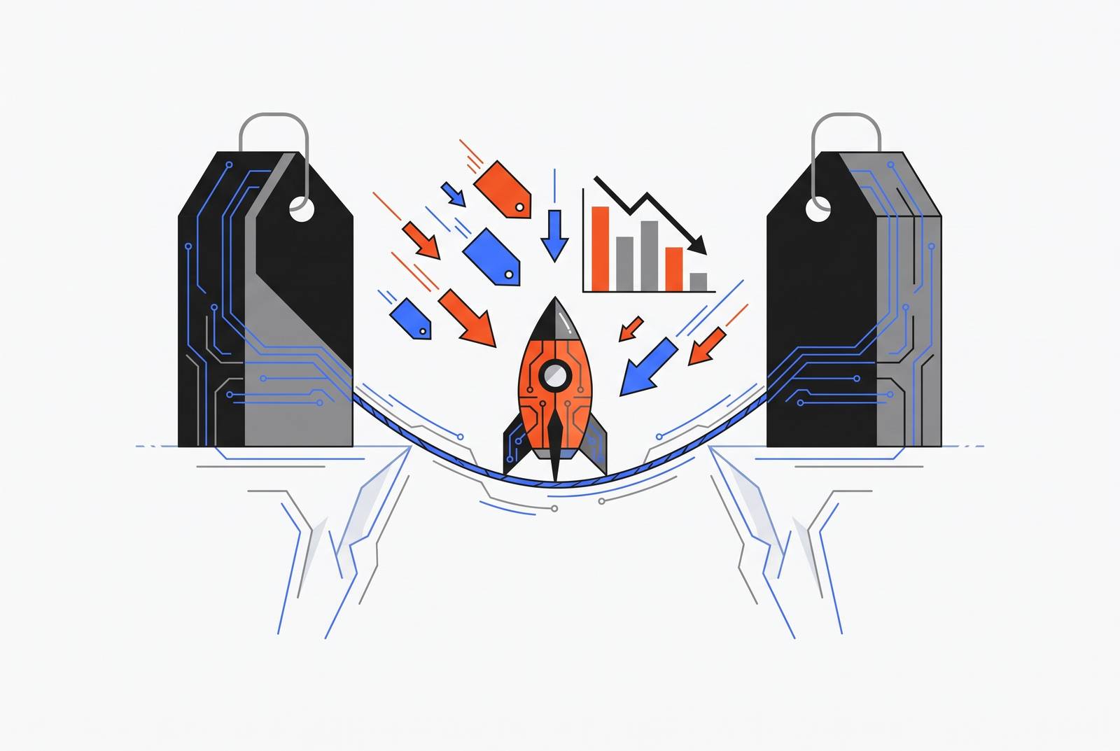 Cover illustration for “Competition-Based Pricing Risks for Early Startups”