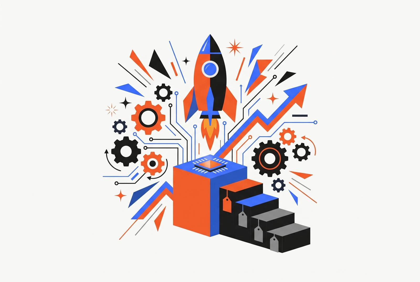 Cover illustration for “Price Skimming Strategy for Startup Product Launches”