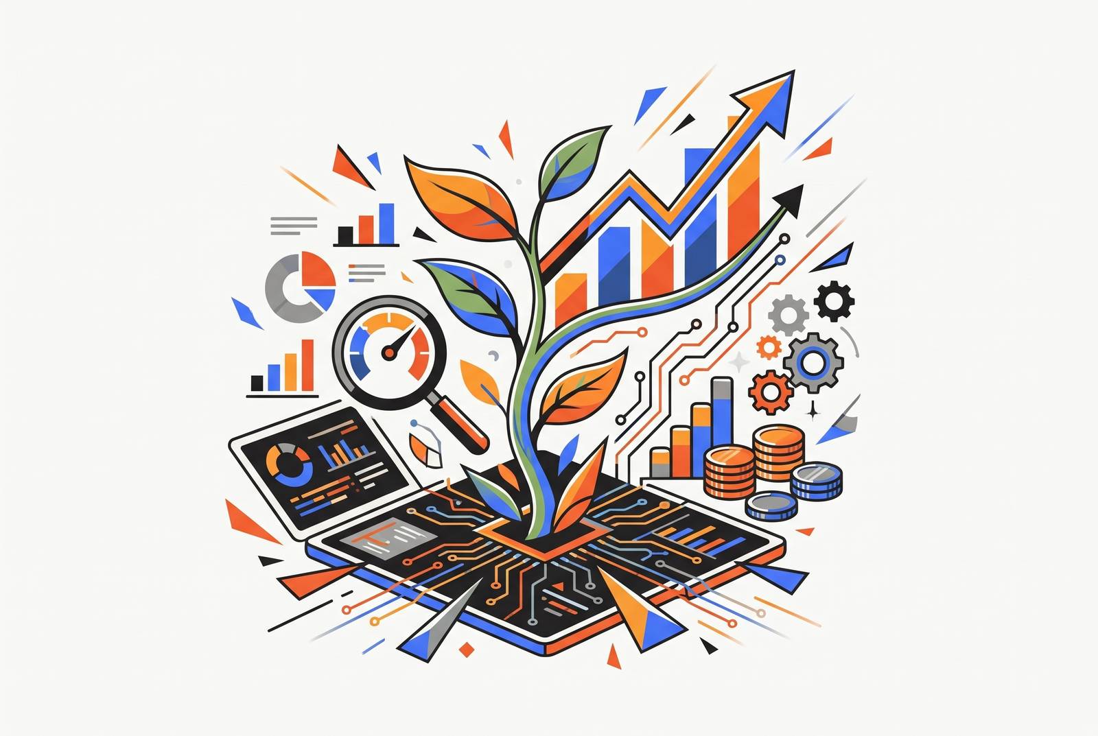 Cover illustration for “Venture Capital Metrics Investors Track at the Seed Stage”