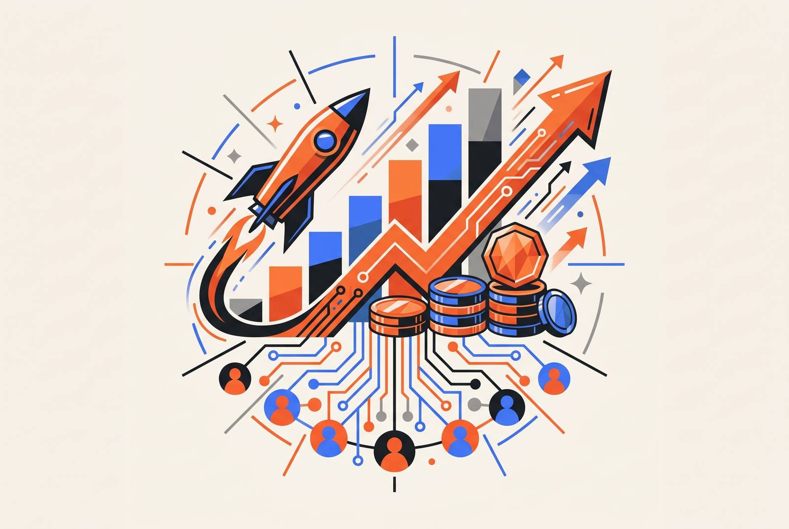 Cover illustration for “Customer Lifetime Value Calculation for Early-Stage SaaS Startups”